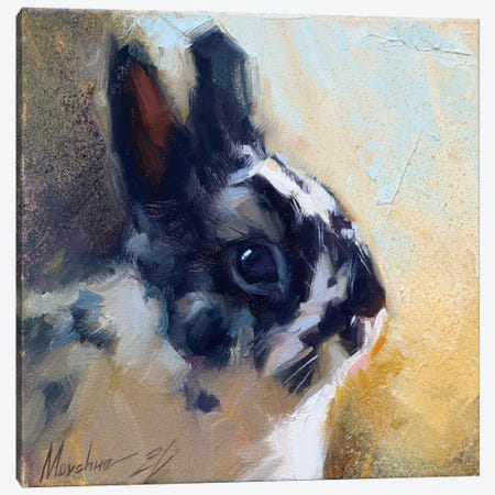 Little Bunny Canvas Print #AMV14} by Alex Movchun Canvas Art