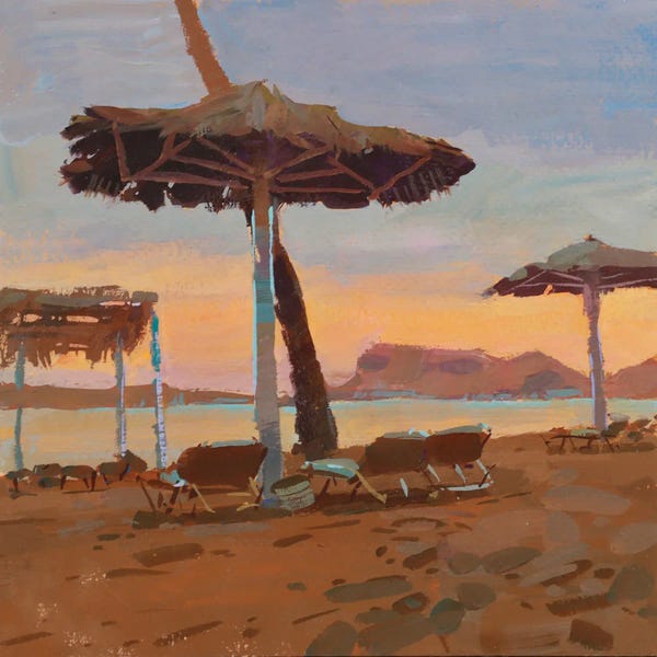 Beach Lover: Golden Hour In Egypt by Alex Movchun