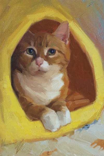 Orange Cats: Red Cat by Alex Movchun