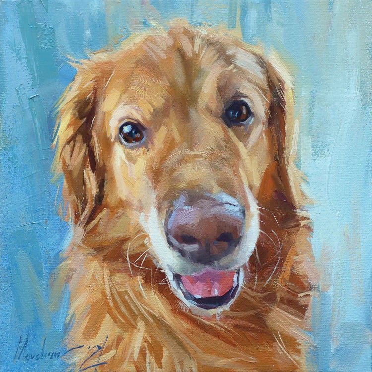 Golden Retriver by Alex Movchun wall art