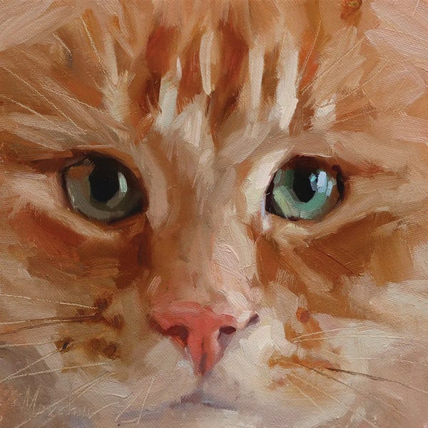 Orange Cats: Red Cat by Alex Movchun