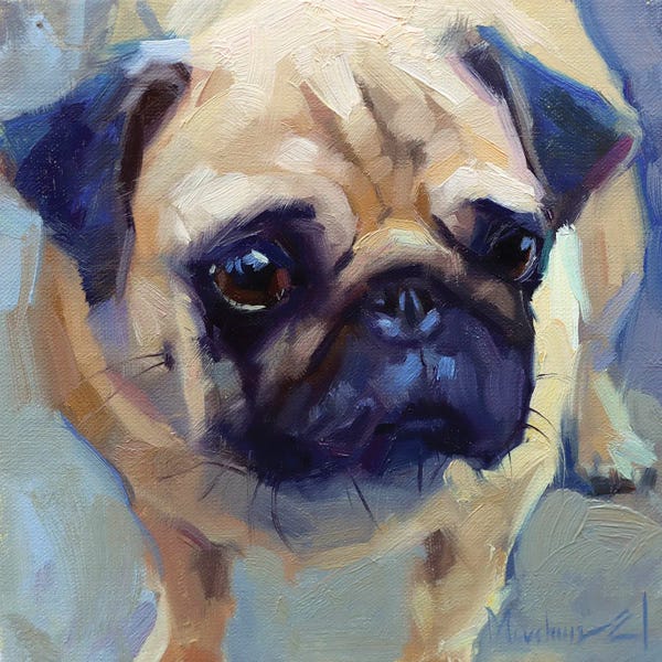 Alex Movchun: Little Pug by Alex Movchun