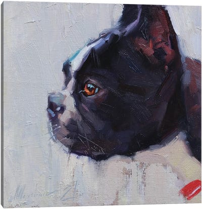 French Bulldog Canvas Art Print - Alex Movchun
