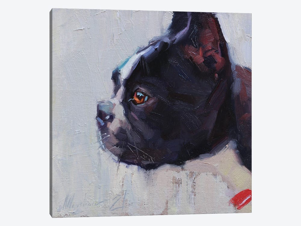 French Bulldog by Alex Movchun 1-piece Canvas Art