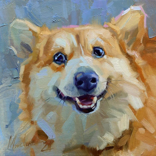 Corgis: Happy Corgy by Alex Movchun