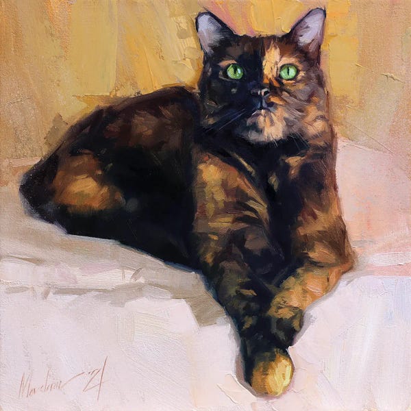 Alex Movchun: Brown Cat by Alex Movchun