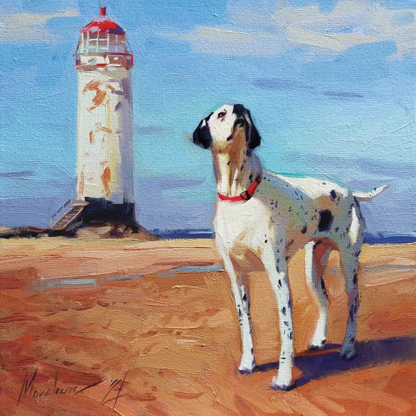Contemporary Coastal: Dalmatian by Alex Movchun