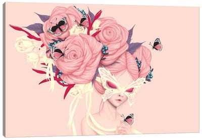 Fairy Rose Canvas Art Print - Anne Martwijit