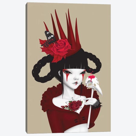 Red Queen Canvas Print #AMW21} by Anne Martwijit Canvas Print