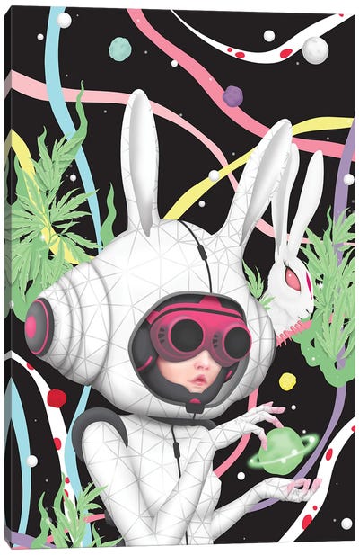 Outer Space Canvas Art Print - Anne Martwijit