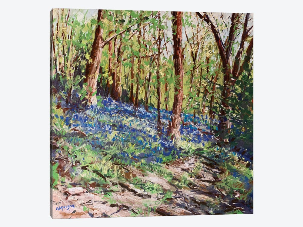 Blue Wood by Andrew Moodie 1-piece Canvas Wall Art