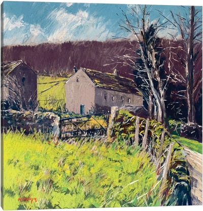 Corner Farm Canvas Art Print - Andrew Moodie