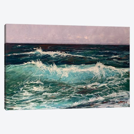 Crashing Wave Canvas Print #AMX18} by Andrew Moodie Canvas Print