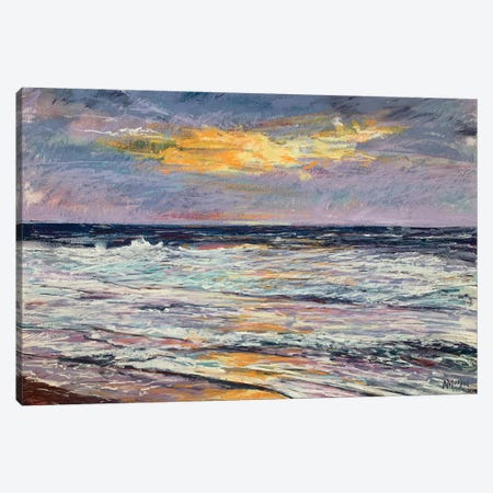 Glinting Sea Canvas Print #AMX36} by Andrew Moodie Canvas Art