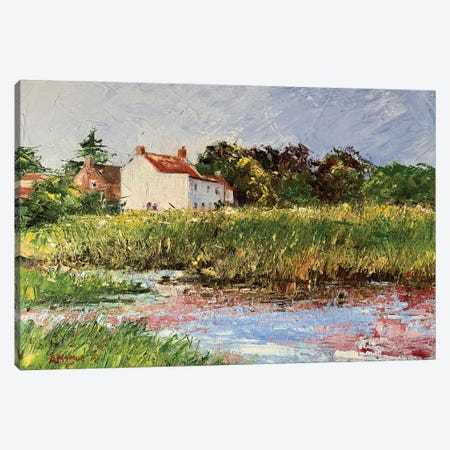 Island Cottage Canvas Print #AMX41} by Andrew Moodie Canvas Art
