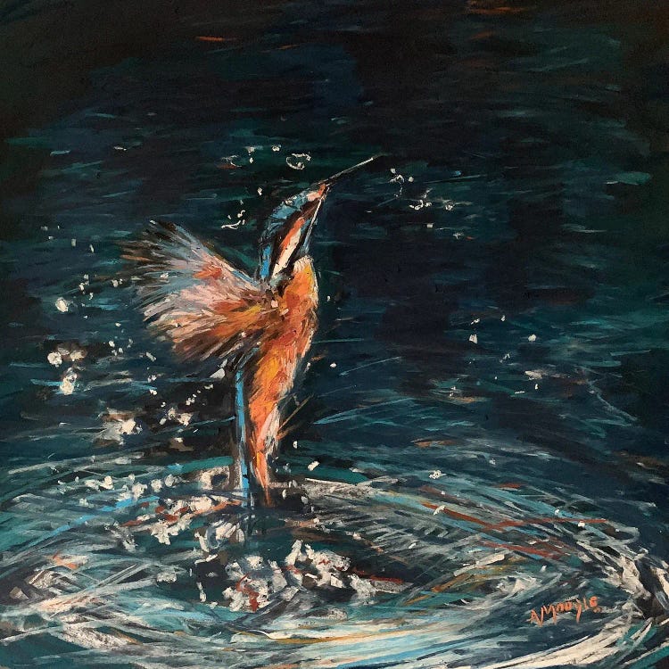 Kingfisher by Andrew Moodie wall art
