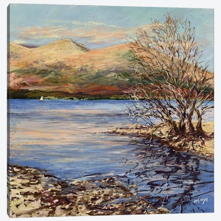 Loch Lomond And Beinn Dubh Canvas Print #AMX44} by Andrew Moodie Art Print