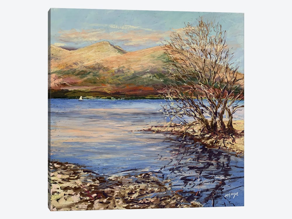 Loch Lomond And Beinn Dubh by Andrew Moodie 1-piece Canvas Print