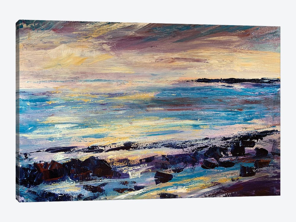 Rocks And Sea by Andrew Moodie 1-piece Art Print