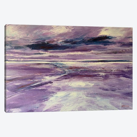 Ross Sands In Purple Canvas Print #AMX84} by Andrew Moodie Canvas Print
