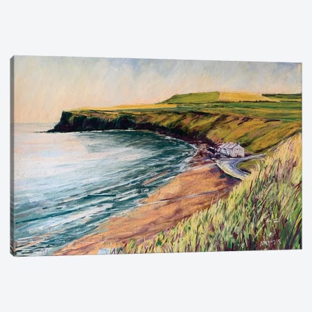 Saltburn In Sun Canvas Print #AMX85} by Andrew Moodie Canvas Print