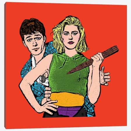 Buffy Canvas Print #AMY56} by Amy May Pop Art Art Print