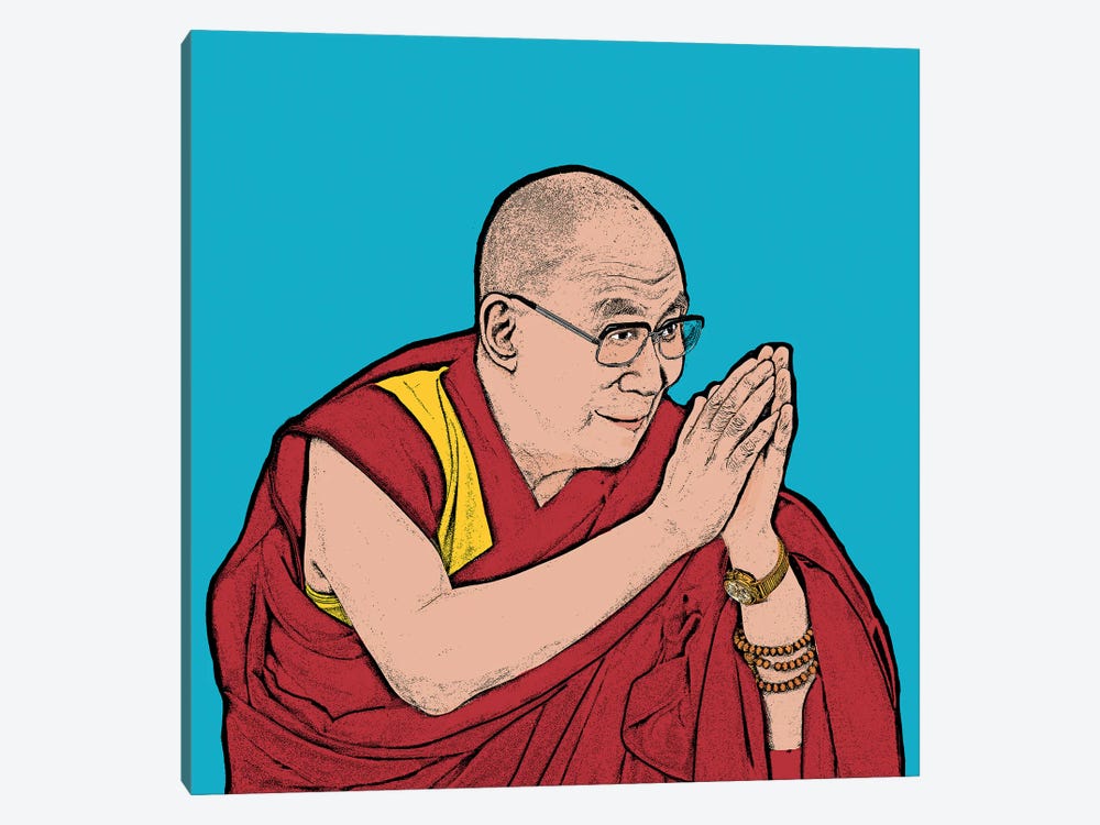 Dalai Lama by Amy May Pop Art 1-piece Canvas Print