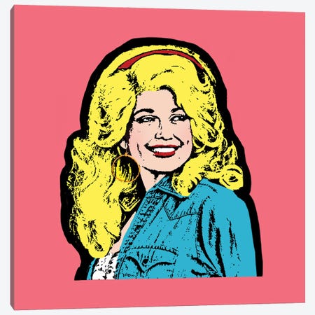 Dolly Parton Canvas Print #AMY63} by Amy May Pop Art Canvas Art Print