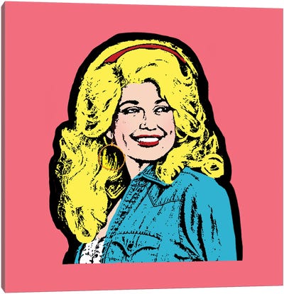 Dolly Parton Canvas Art Print - Amy May Pop Art