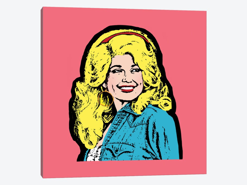 Dolly Parton by Amy May Pop Art 1-piece Canvas Art Print