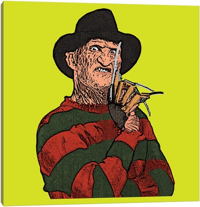 Freddy Canvas Art Print - Freddy Krueger