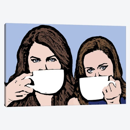Gilmore Girls Canvas Print #AMY67} by Amy May Pop Art Canvas Artwork