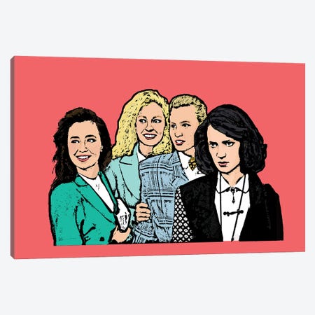 Heathers Canvas Print #AMY71} by Amy May Pop Art Canvas Wall Art