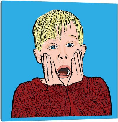 Home Alone Kevin Canvas Art Print - Amy May Pop Art