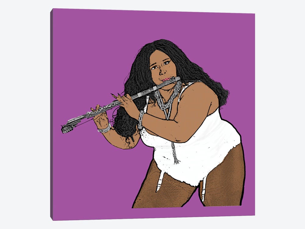 Lizzo by Amy May Pop Art 1-piece Canvas Print