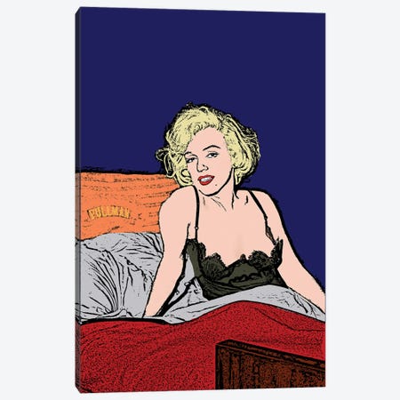 Marilyn Canvas Print #AMY79} by Amy May Pop Art Canvas Artwork