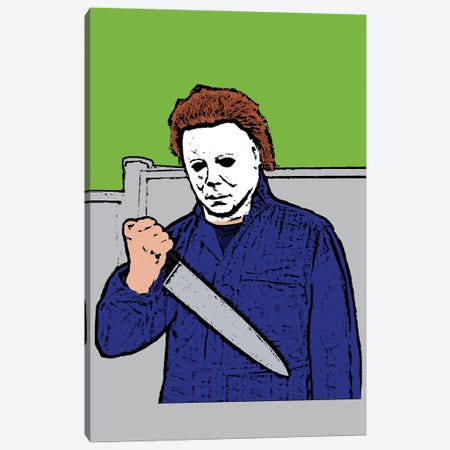 Michael Myers Canvas Print #AMY81} by Amy May Pop Art Canvas Print