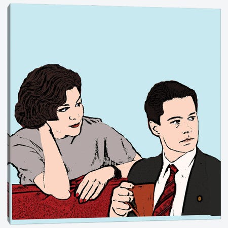 Twin Peaks Canvas Print #AMY94} by Amy May Pop Art Canvas Print
