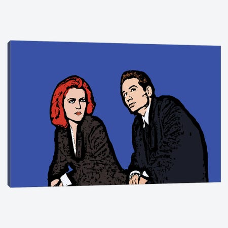 X Files Canvas Print #AMY99} by Amy May Pop Art Canvas Artwork