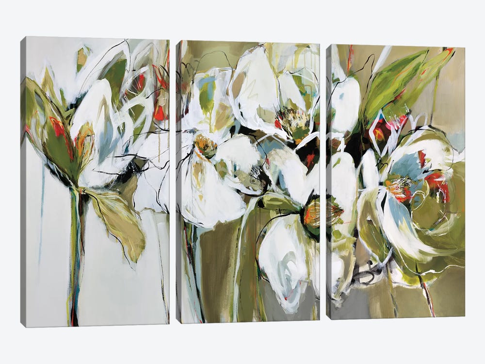 Spring Blooms by Angela Maritz 3-piece Canvas Artwork
