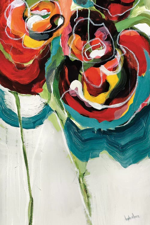 Wasabi Rose I by Angela Maritz wall art