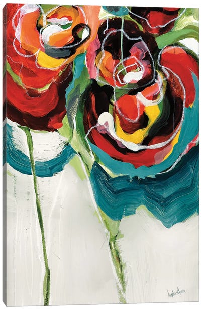 Wasabi Rose I Canvas Art Print