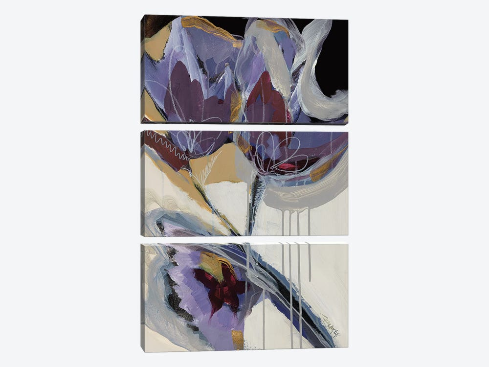 Floral Impressions I by Angela Maritz 3-piece Canvas Art Print
