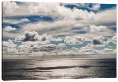 USA, California, La Jolla, Coastal clouds over the Pacific Canvas Art Print - San Diego Art