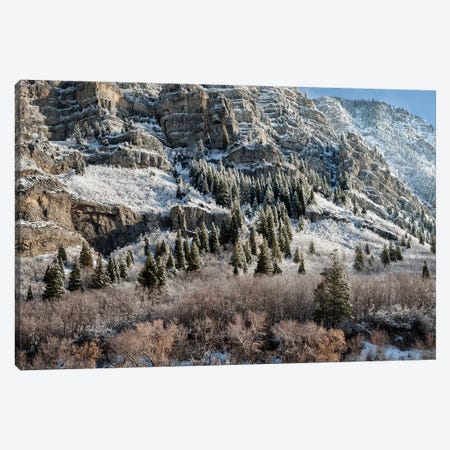 USA, Utah, Provo, Panoramic view of late afternoon light in Provo Canyon Canvas Print #ANC25} by Ann Collins Canvas Art