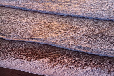 USA, California, La Jolla, Wave patterns at Black's Beach by Ann Collins canvas print