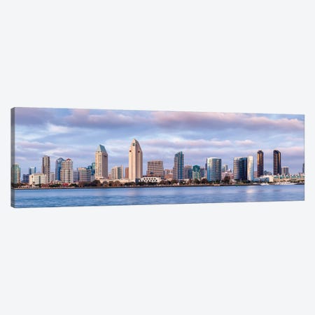 USA, California, San Diego, Panoramic view of city skyline Canvas Print #ANC9} by Ann Collins Canvas Art Print