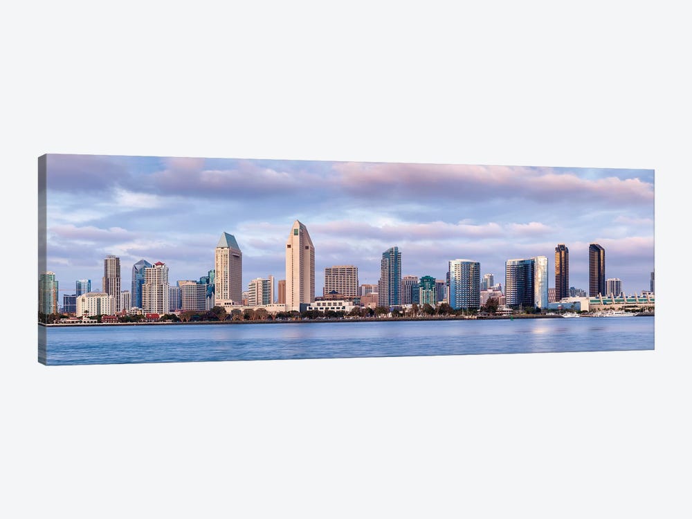 USA, California, San Diego, Panoramic view of city skyline by Ann Collins 1-piece Canvas Artwork