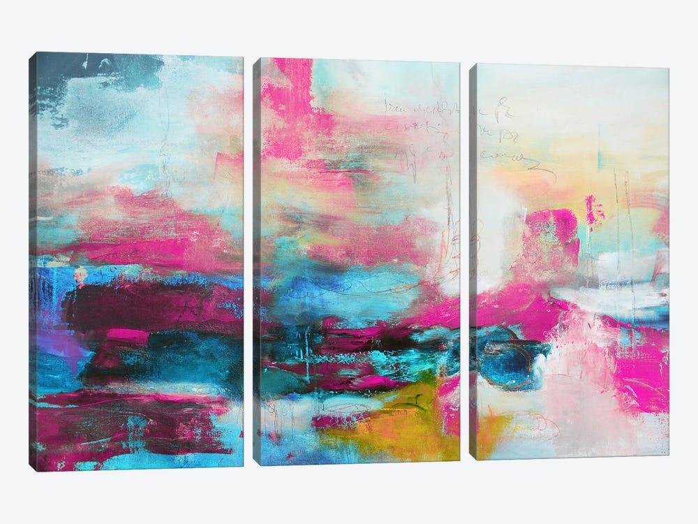 Structures XX by Andrada Anghel 3-piece Canvas Wall Art