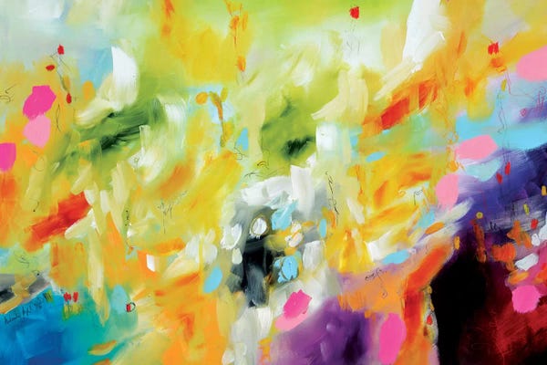 Large Modern Art - Canvas Prints: Cotton Candy Nursery by Andrada Anghel